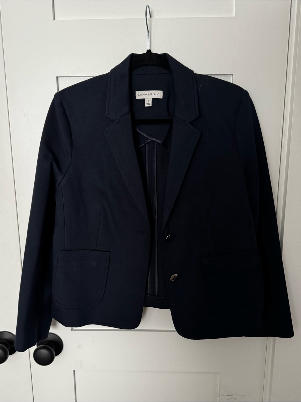 NEVER WORN! Banana Republic Women's Cropped Navy Tailored Blazer